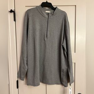 Tasc 1/4 Zip Gray Pullover